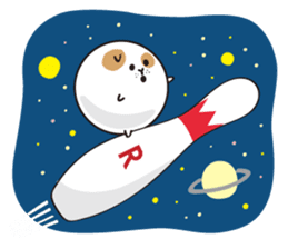 ROUND1's BOWLING BALL CAT sticker #4914647