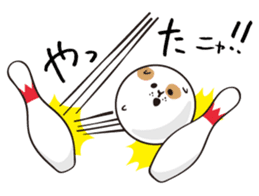 ROUND1's BOWLING BALL CAT sticker #4914658