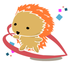 Hedgehog Akadama sticker #4914782