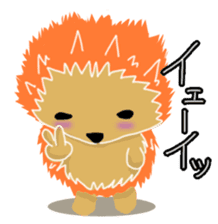 Hedgehog Akadama sticker #4914784