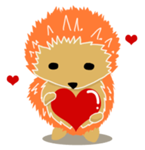 Hedgehog Akadama sticker #4914786
