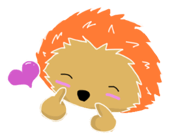 Hedgehog Akadama sticker #4914787