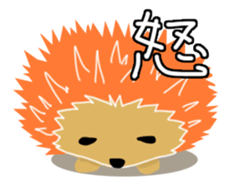 Hedgehog Akadama sticker #4914792