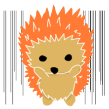 Hedgehog Akadama sticker #4914793
