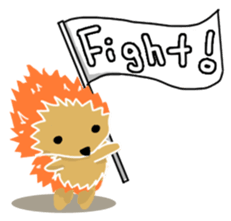 Hedgehog Akadama sticker #4914801