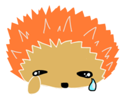 Hedgehog Akadama sticker #4914803