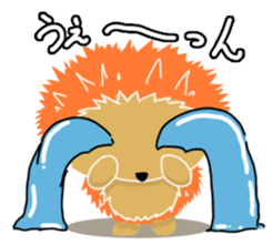 Hedgehog Akadama sticker #4914804