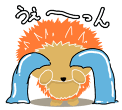 Hedgehog Akadama sticker #4914804