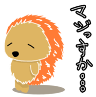Hedgehog Akadama sticker #4914805