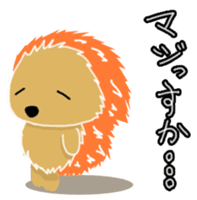 Hedgehog Akadama sticker #4914805
