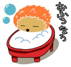 Hedgehog Akadama sticker #4914813