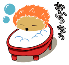 Hedgehog Akadama sticker #4914813