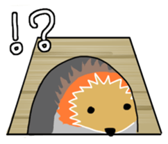 Hedgehog Akadama sticker #4914816