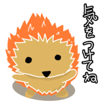 Hedgehog Akadama sticker #4914817