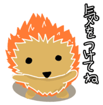 Hedgehog Akadama sticker #4914817