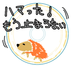 Hedgehog Akadama sticker #4914820