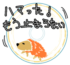 Hedgehog Akadama sticker #4914820