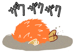 Hedgehog Akadama sticker #4914821
