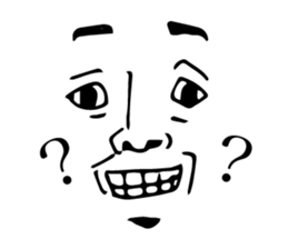 wall face sticker 2.0 sticker #4915344