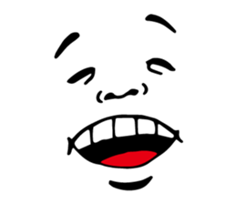 wall face sticker 2.0 sticker #4915371