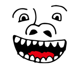 wall face sticker 2.0 sticker #4915372