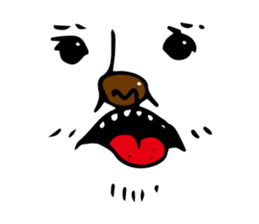 wall face sticker 2.0 sticker #4915380