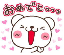 bear heart 15 sticker #4915433