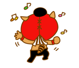 mask Raccoon sticker #4916195