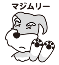 DOG Sticker/schnauzer sticker #4916245