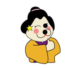 Edo Of Female Dogs UME-chan sticker #4916268