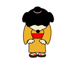 Edo Of Female Dogs UME-chan sticker #4916281