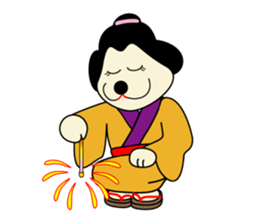 Edo Of Female Dogs UME-chan sticker #4916298