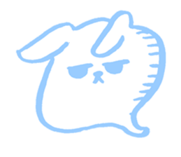 Ghost of rabbit sticker #4916383