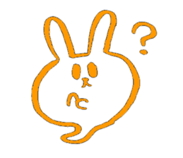 Ghost of rabbit sticker #4916395