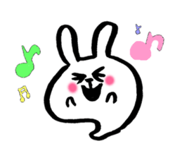 Ghost of rabbit sticker #4916396