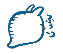 Ghost of rabbit sticker #4916404