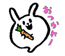 Ghost of rabbit sticker #4916408