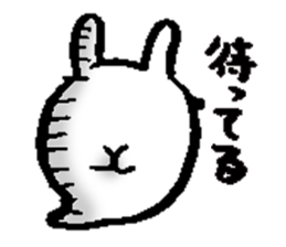 Ghost of rabbit sticker #4916418