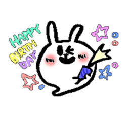 Ghost of rabbit sticker #4916421