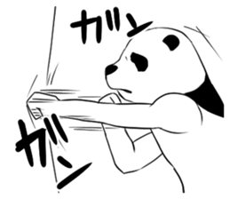 panda man sticker sticker #4916632