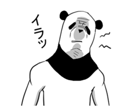 panda man sticker sticker #4916636