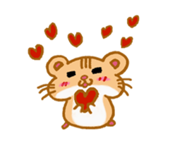 FLUFFY HAMSTER HAM-CHU sticker #4916783