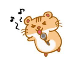 FLUFFY HAMSTER HAM-CHU sticker #4916785