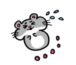 FLUFFY HAMSTER HAM-CHU sticker #4916796