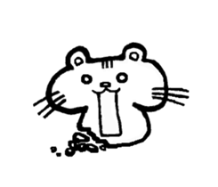 FLUFFY HAMSTER HAM-CHU sticker #4916802