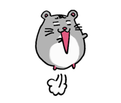 FLUFFY HAMSTER HAM-CHU sticker #4916805