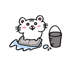 FLUFFY HAMSTER HAM-CHU sticker #4916806