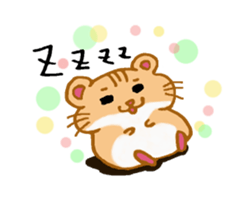 FLUFFY HAMSTER HAM-CHU sticker #4916811