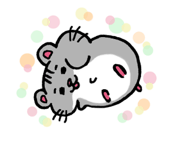 FLUFFY HAMSTER HAM-CHU sticker #4916814