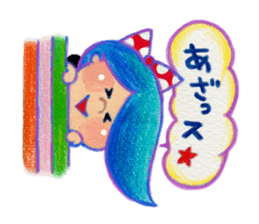 Girls3 ENG and JPN Talk sticker #4916911